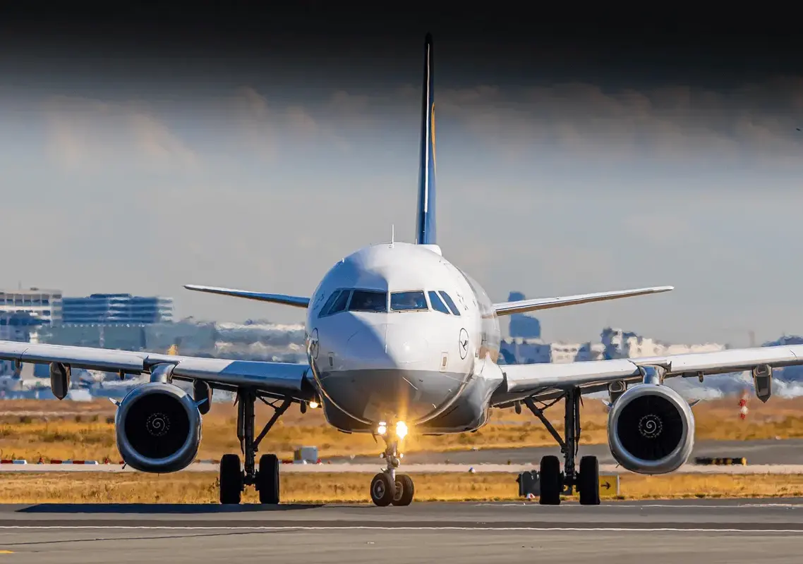 Cargo aircraft on runway before takeoff, representing FAA grounding of Boeing MD-11 planes after Kentucky crash