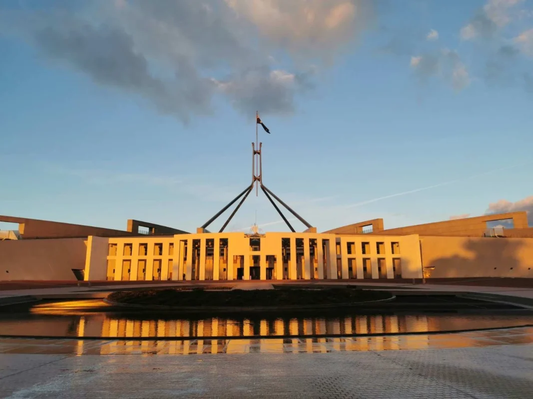 Australian Parliament House in Canberra as Australia plans to tighten hate speech laws after the Bondi shooting