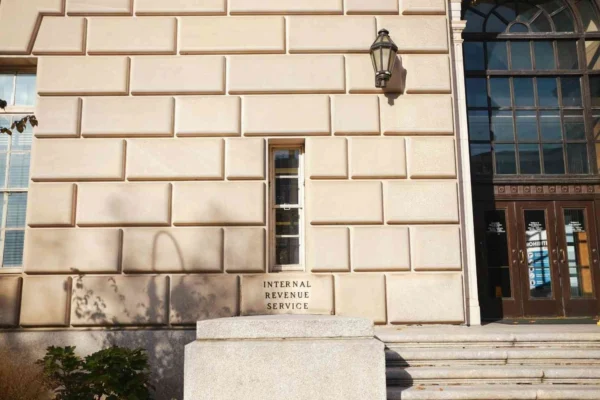 Exterior of the Internal Revenue Service headquarters in Washington, DC, the federal agency sued by President Donald Trump and his sons over leaked tax records.