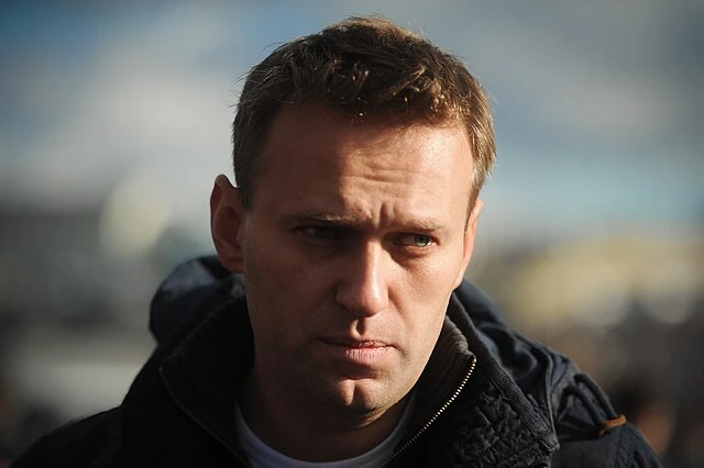 Portrait of Russian opposition leader Alexei Navalny