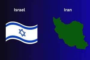 Israel flag and Iran map illustrating war escalation after US-backed strike and stalled nuclear negotiations